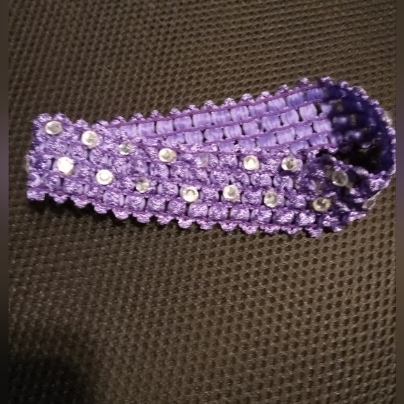 Handmade Purple Headband - Picture 3 of 6